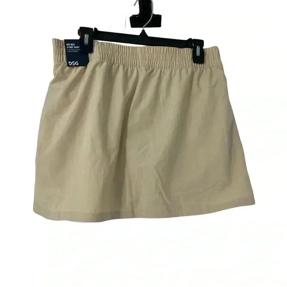 DSG WOMENS MEDIUM SKORT STRIDE SANDY SLATE ATHLETIC ATHLEISURE DRAWSTRING TENNIS - Picture 3 of 9
